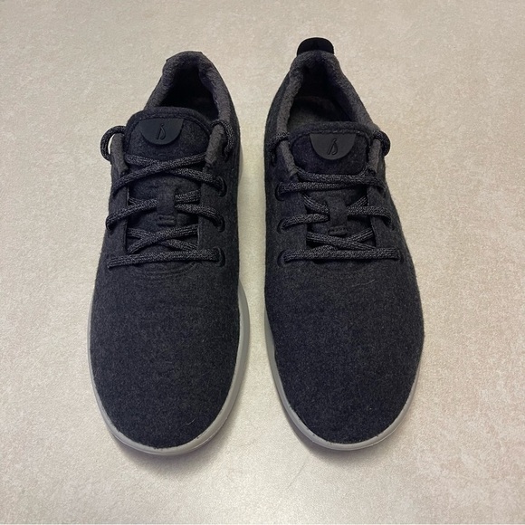 Allbirds Shoes mens wool runners Sneakers Grey Wool Low Top Lace Up Comfort M10 - Picture 3 of 9
